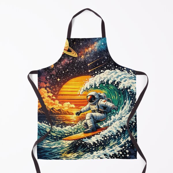 Item preview, Astronaut Surfing Cosmic Wave designed and sold by therbear.