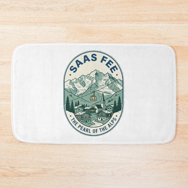 Item preview, Vintage Saas Fee Switzerland Mountain Travel Badge designed and sold by k3rstman1.