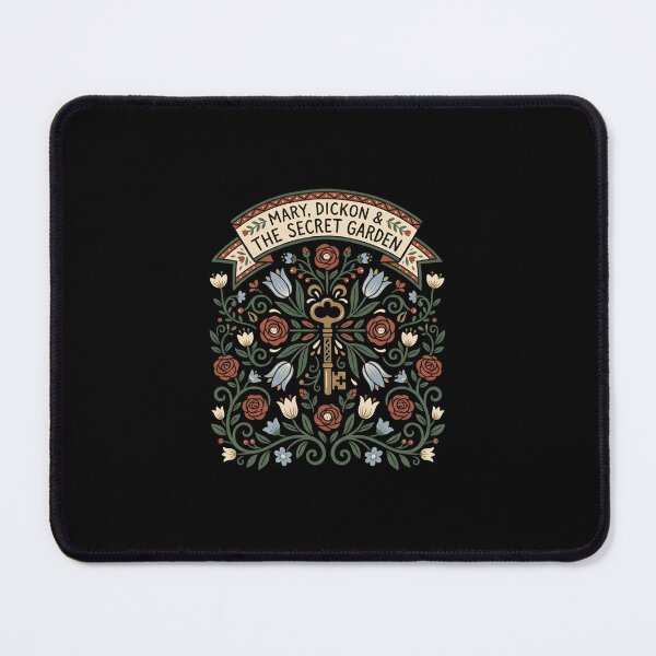 Item preview, Mary Dickon and The Secret Garden Ornate Key Folk Art designed and sold by Fenay Designs.