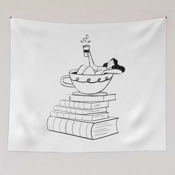 Item preview, Coffee & books & no people designed and sold by creativityisfun.