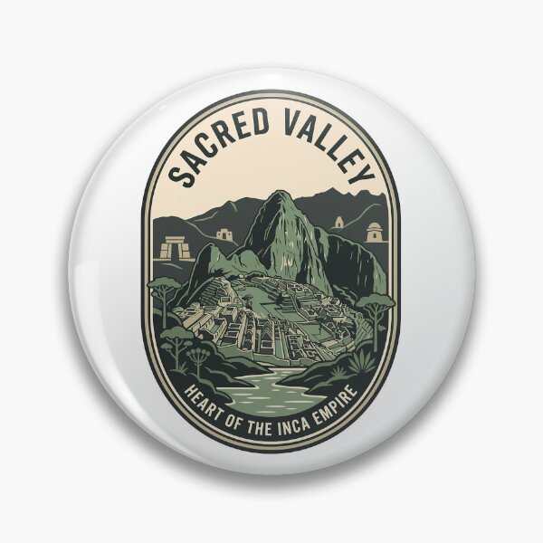 Item preview, Vintage Sacred Valley Peru Machu Picchu Travel Badge designed and sold by k3rstman1.