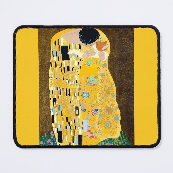 Item preview, Not ‘The Kiss’ by Klimt (cat) designed and sold by EmmaChristieArt.