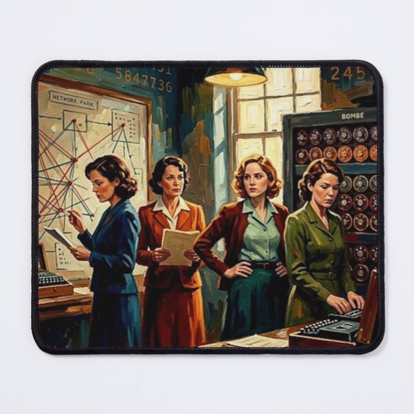 Item preview, Cracking the Code – The Bletchley Circle Fine Art Print designed and sold by Art's Diner.