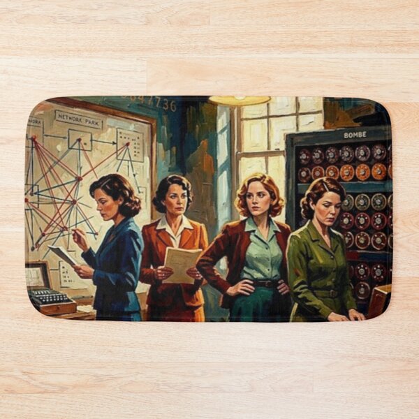 Item preview, Cracking the Code – The Bletchley Circle Fine Art Print designed and sold by Art's Diner.