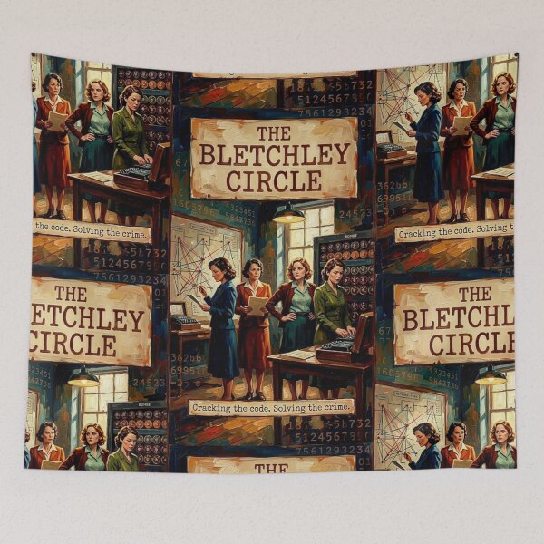 Item preview, Cracking the Code – The Bletchley Circle Fine Art Print designed and sold by Art's Diner.