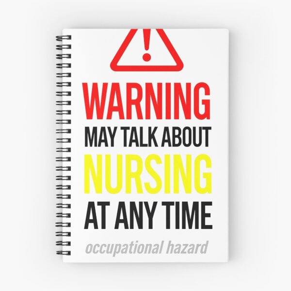 Item preview, Warning May Talk About Nursing At Any Time Funny Nurse Gift White Tshirt 2026 designed and sold by Petringo.