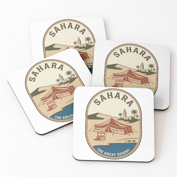 Item preview, Sahara Desert Vintage Travel Badge Oasis designed and sold by k3rstman1.