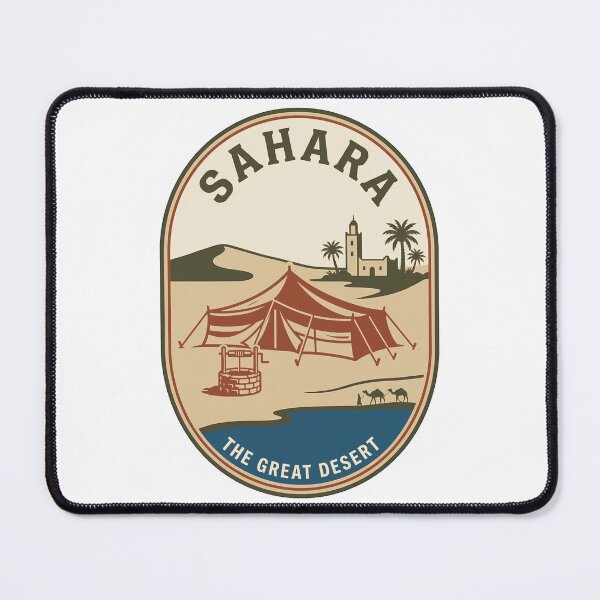 Item preview, Sahara Desert Vintage Travel Badge Oasis designed and sold by k3rstman1.