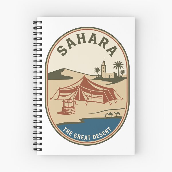 Item preview, Sahara Desert Vintage Travel Badge Oasis designed and sold by k3rstman1.