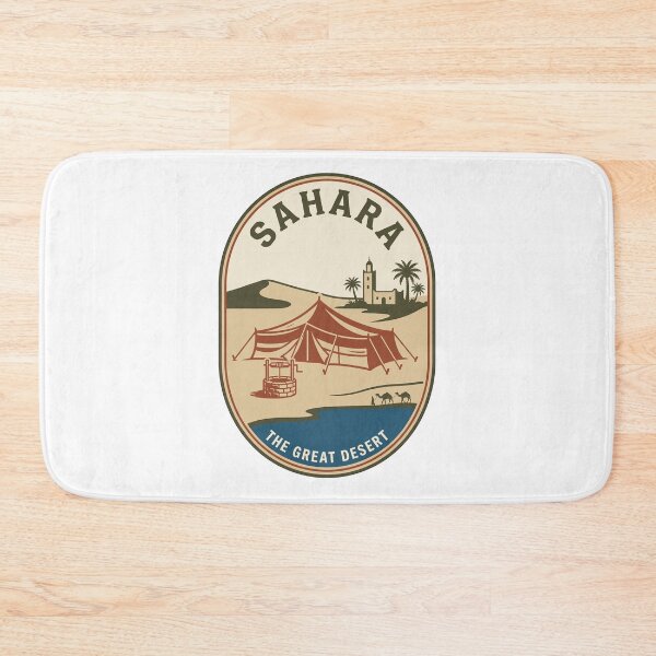 Item preview, Sahara Desert Vintage Travel Badge Oasis designed and sold by k3rstman1.