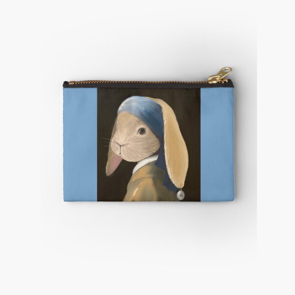 Item preview, Not ‘Girl with a Pearl Earring’ by Vermeer (rabbit v.2) designed and sold by EmmaChristieArt.