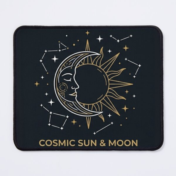 Item preview, Minimalist Celestial Sun and Moon designed and sold by 0606PM.
