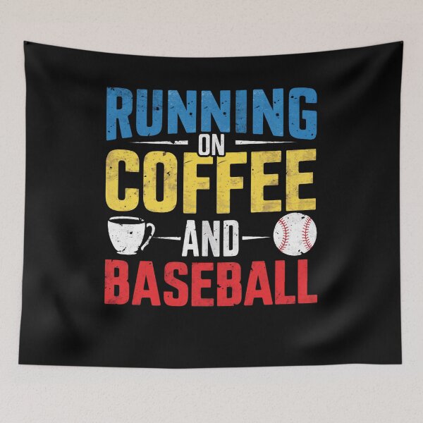 Item preview, Running On Coffee Baseball designed and sold by SiarheiYur.