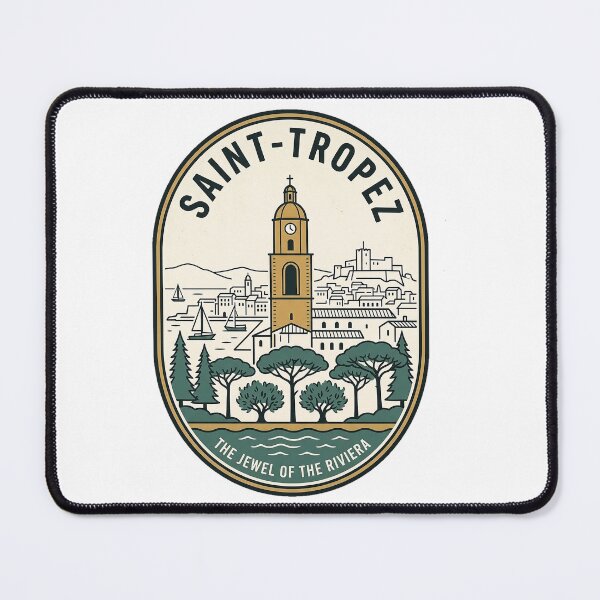 Item preview, Vintage Saint Tropez French Riviera Travel Badge designed and sold by k3rstman1.