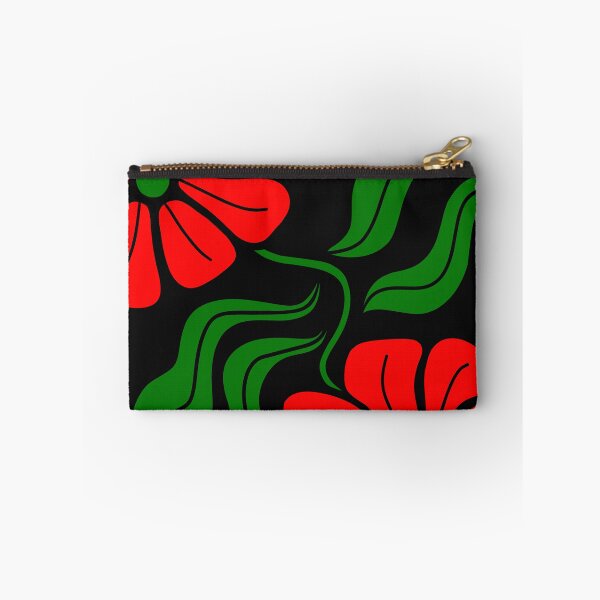 Item preview, Red And Green Boho Flowers Minimalism Design designed and sold by Sartoris Art.