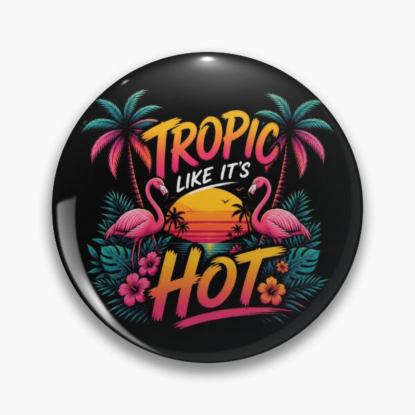 Item preview, Tropic Like It’s Hot – Flamingo Summer Vibes designed and sold by ABLAT_CREATIONS.