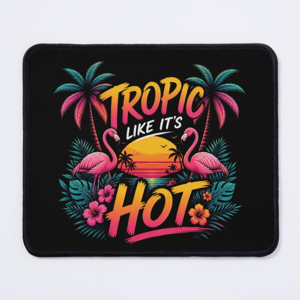 Item preview, Tropic Like It’s Hot – Flamingo Summer Vibes designed and sold by ABLAT-CREATIONS.