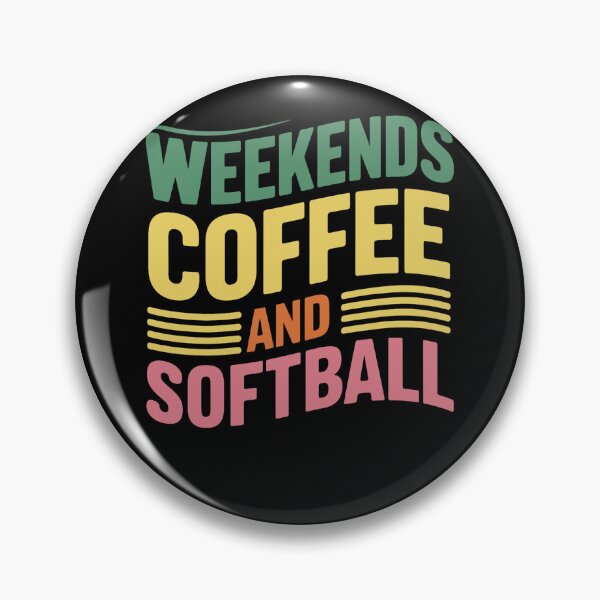 Item preview, Weekends Coffee Softball designed and sold by SiarheiYur.