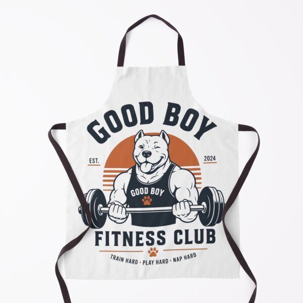 Item preview, Good Boy Fitness Club Funny Gym Dog Workout Design designed and sold by Chives-Sor.