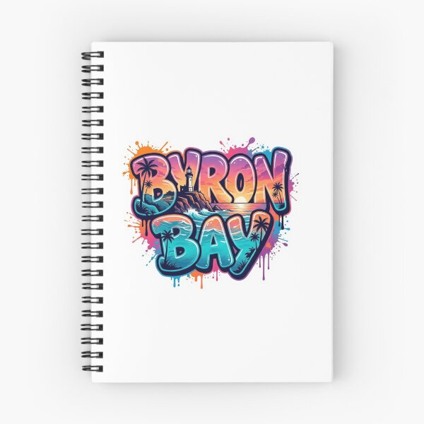 Item preview, Byron Bay Coastal Graffiti Sticker Souvenir Summer Edition designed and sold by Imaginarium of Chaos falcon88 .