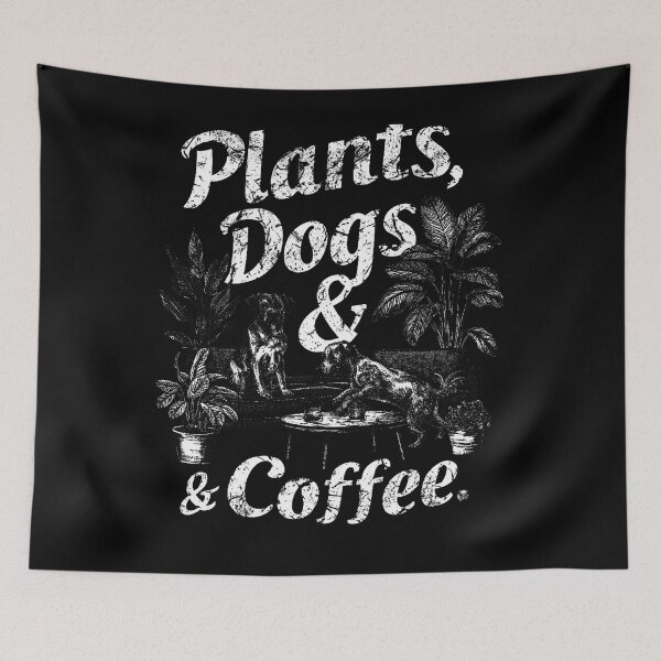Item preview, Plants Dogs And Coffee designed and sold by SiarheiYur.