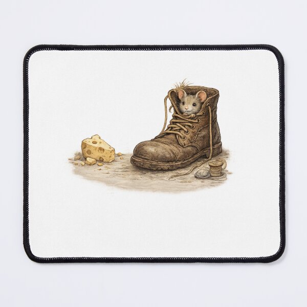 Item preview, Mouse in Boot Art designed and sold by OnePercent992.