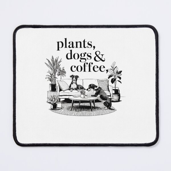Item preview, Plants Dogs Coffee Table designed and sold by SiarheiYur.