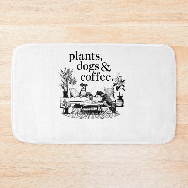 Item preview, Plants Dogs Coffee Table designed and sold by SiarheiYur.