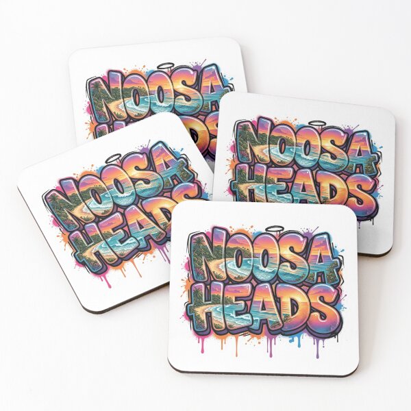 Item preview, Noosa Heads Beach Graffiti Sticker designed and sold by Imaginarium of Chaos falcon88 .