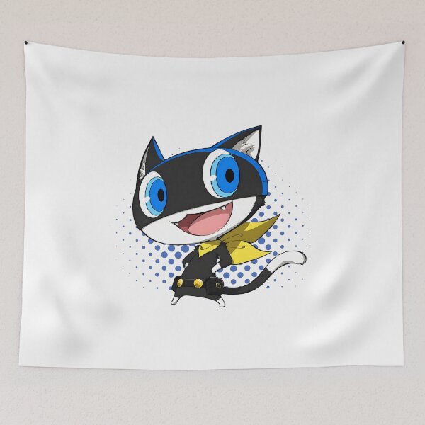 Item preview, Cute Anime Phantom Cat Mascot Design designed and sold by lamiarte.