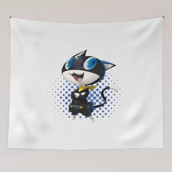 Item preview, Cute Anime Phantom Cat Mascot Design designed and sold by lamiarte.