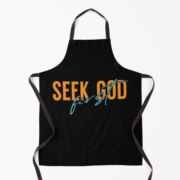 Item preview, Seek God First – Christian Faith Quote designed and sold by Verse & Vibes.