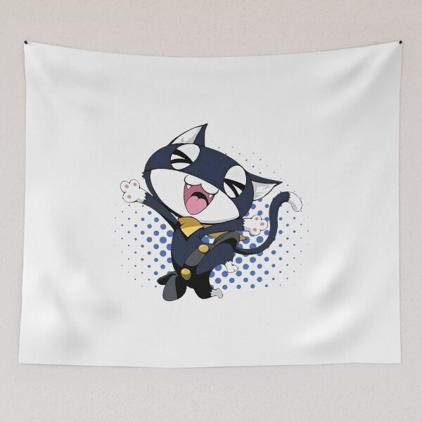 Item preview, Cute Anime Phantom Cat Mascot Design designed and sold by lamiarte.