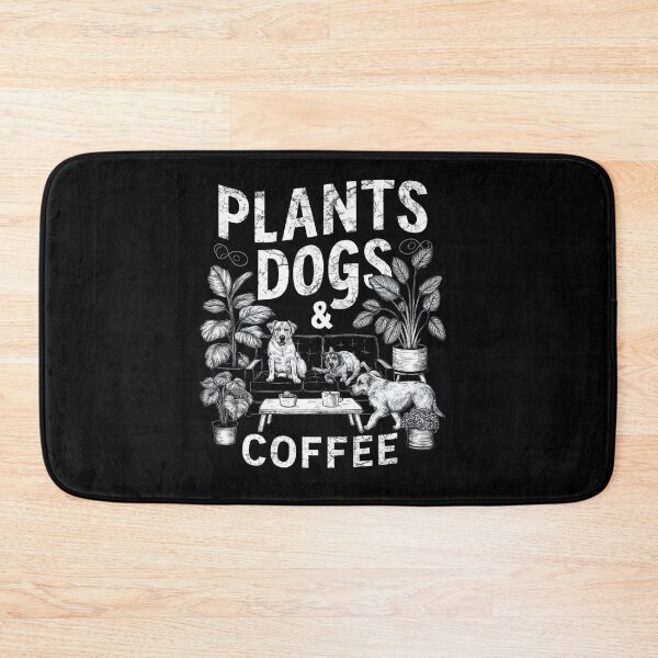 Item preview, Plants Dogs Coffee Rustic designed and sold by SiarheiYur.
