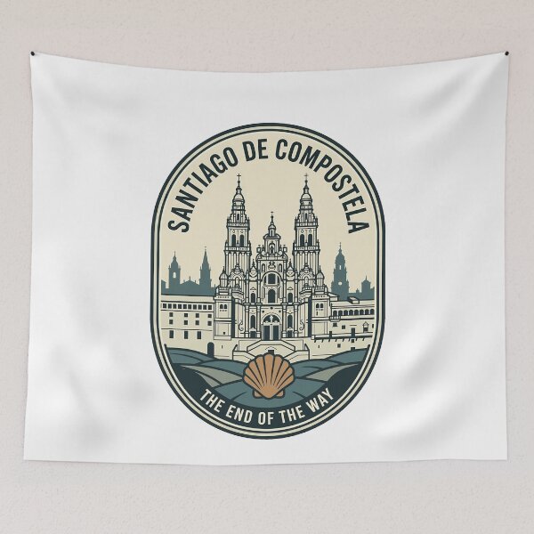 Item preview, Santiago de Compostela Cathedral Camino de Santiago Badge designed and sold by k3rstman1.