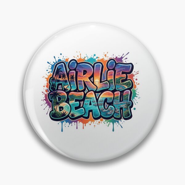 Item preview, Airlie Beach Harbor Graffiti Sticker Souvenir Summer Edition designed and sold by Imaginarium of Chaos falcon88 .