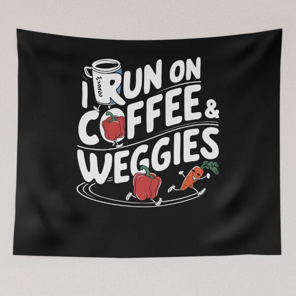Item preview, Coffee And Veggies Repeat designed and sold by SiarheiYur.