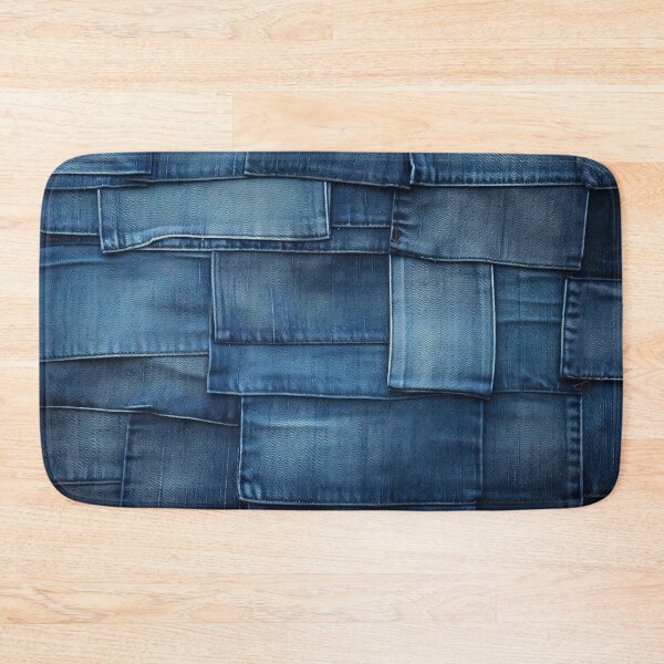 Item preview, Blue Denim Patchwork Pattern designed and sold by GorArt1.