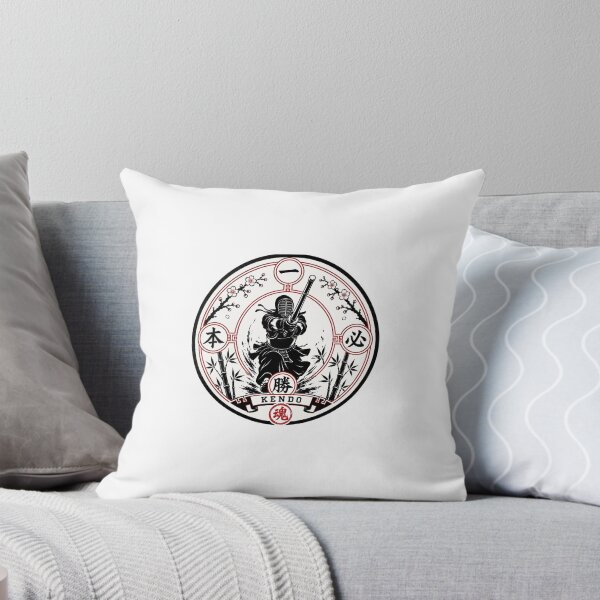 Item preview, Ippon Hissho – Japanese Kamon Kendo Martial Arts Sticker Art designed and sold by Locker39.