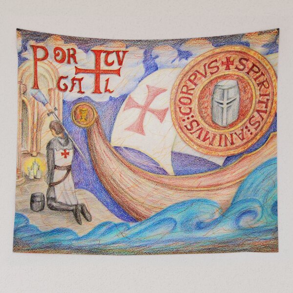 Item preview,  Portuguese Discoveries. Descobrimentos. Knight Templars designed and sold by Tereza Pilar  Art.