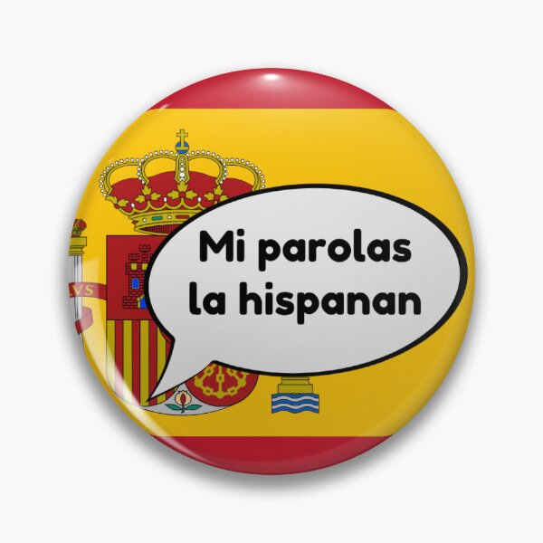 Item preview, Mi parolas la hispanan - I speak Spanish in Esperanto designed and sold by LuluTestudo1.