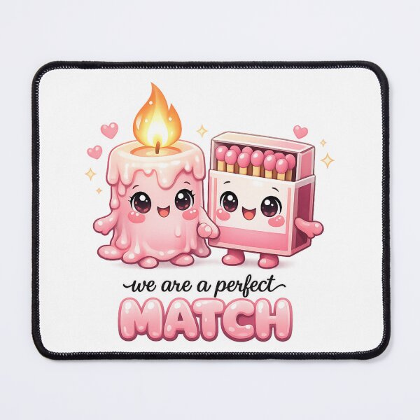 Item preview, Perfect Match Cute Candle Pun | Kawaii Pastel Valentine Aesthetic designed and sold by Dulxoz.