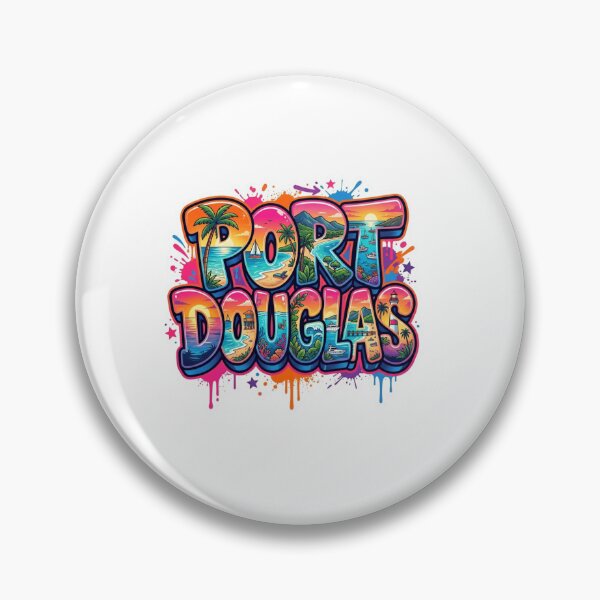 Item preview, Port Douglas Coastal Graffiti Sticker Souvenir Summer Edition designed and sold by Imaginarium of Chaos falcon88 .