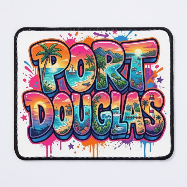 Item preview, Port Douglas Coastal Graffiti Sticker designed and sold by Imaginarium of Chaos falcon88 .