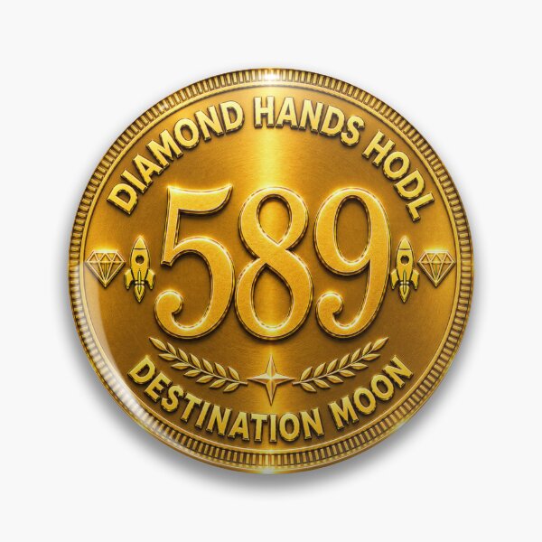Item preview, 589 Gold Coin designed and sold by DesignsMjB.