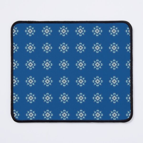 Item preview, Deep Blue Geometric Minimalist Tile Pattern designed and sold by SahmatArt.