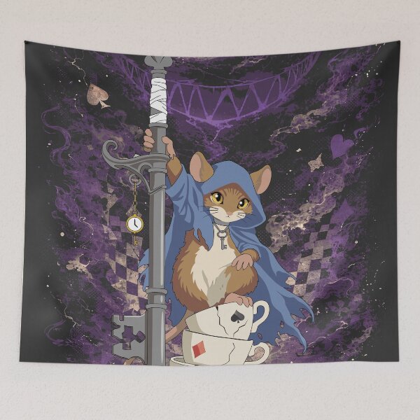 Item preview, Dormouse Rebel Tea Party Dark Wonderland Fantasy designed and sold by pstrength.