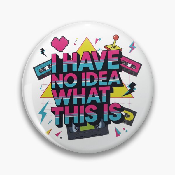 Item preview,  I Have No Idea What This Is Retro 80s Vibe T-Shirt Graphic  designed and sold by MerchlyMike.