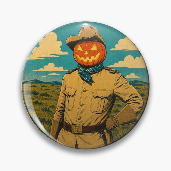 Item preview, Headless Horseman Frontier Portrait – Western Halloween Fantasy Art designed and sold by TheHorsemanRidesAgain.