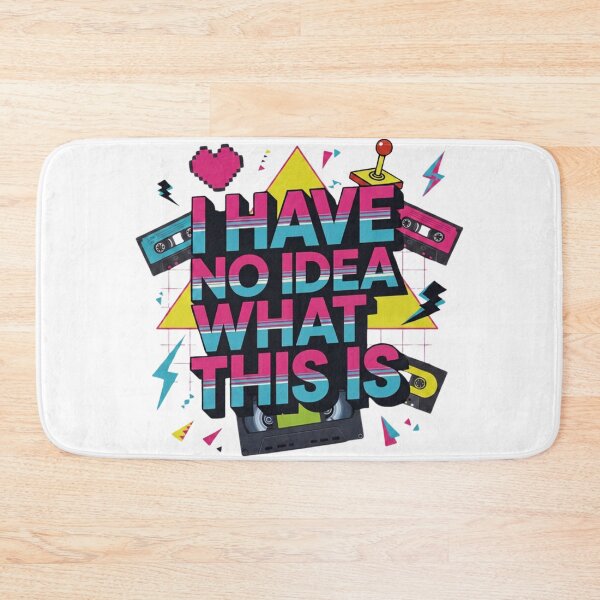 Item preview,  I Have No Idea What This Is Retro 80s Vibe T-Shirt Graphic  designed and sold by MerchlyMike.
